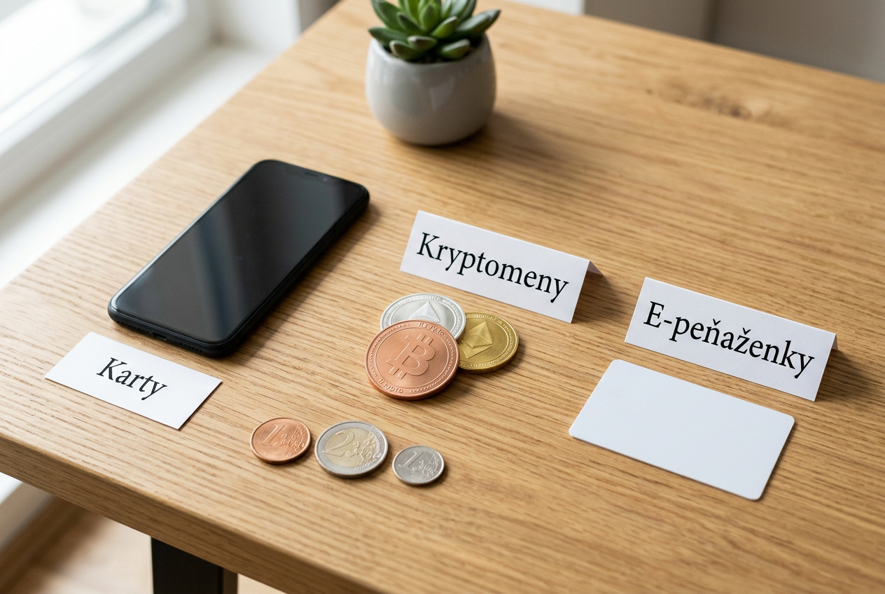 Prehľad platobných metód pre slovenské online kasína vrátane kariet a kryptomien